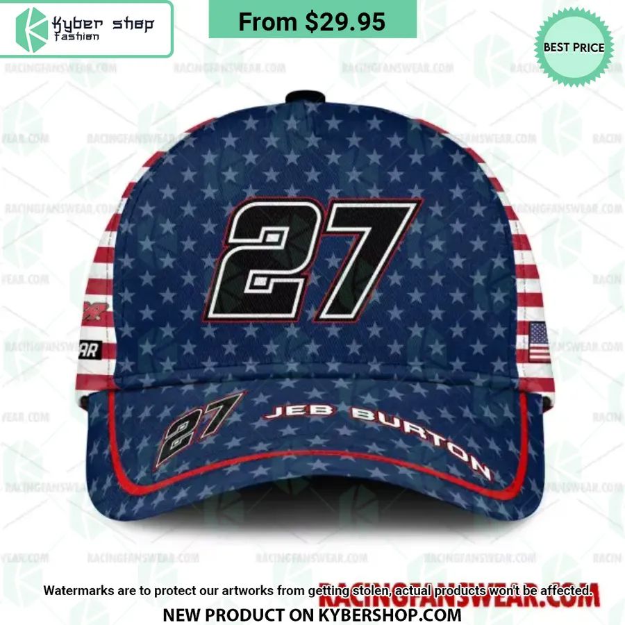 Jeb Burton NASCAR Racing Independence Day Hat Have you joined a gymnasium?