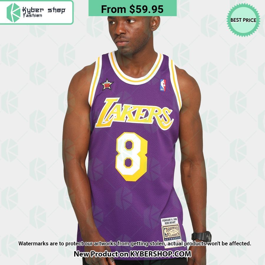 Kobe Bryant All Star West 8 Los Angeles Lakers Basketball Jersey Beauty queen