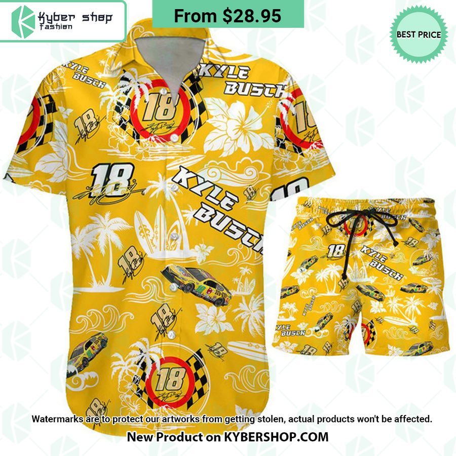 Kyle Busch NASCAR Racing Hawaiian Shirt Out of the world
