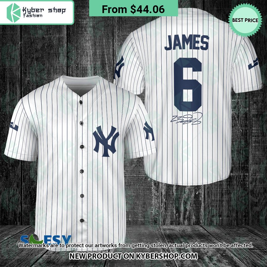 LeBron James 6 New York Yankees Baseball Jersey You tried editing this time?