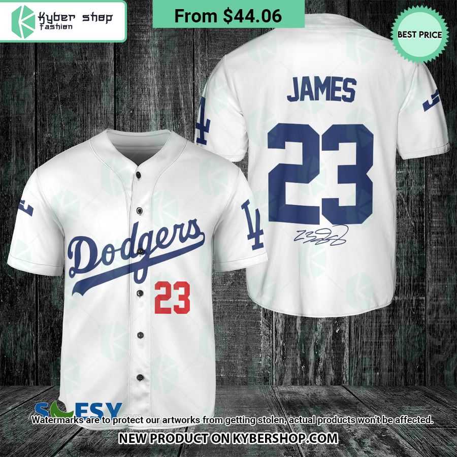 los angeles dodgers lebron james 23 baseball jersey 1 407 jpg