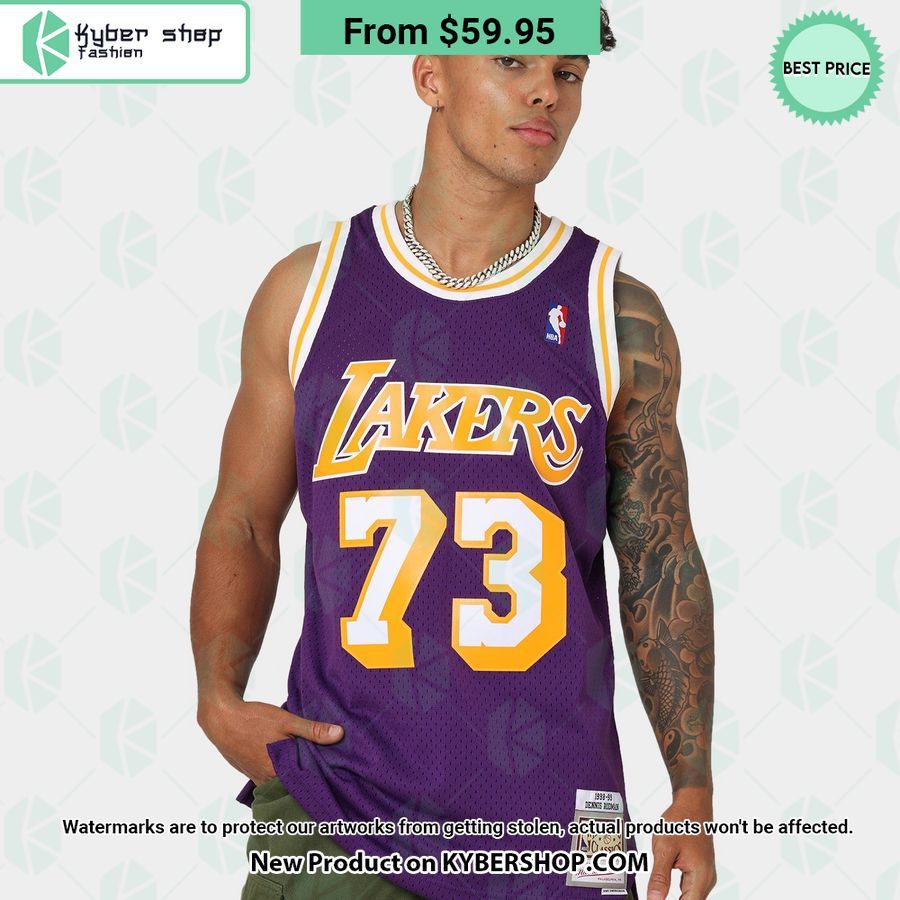 los angeles lakers dennis rodman 73 purple basketball jersey 1 595 jpg