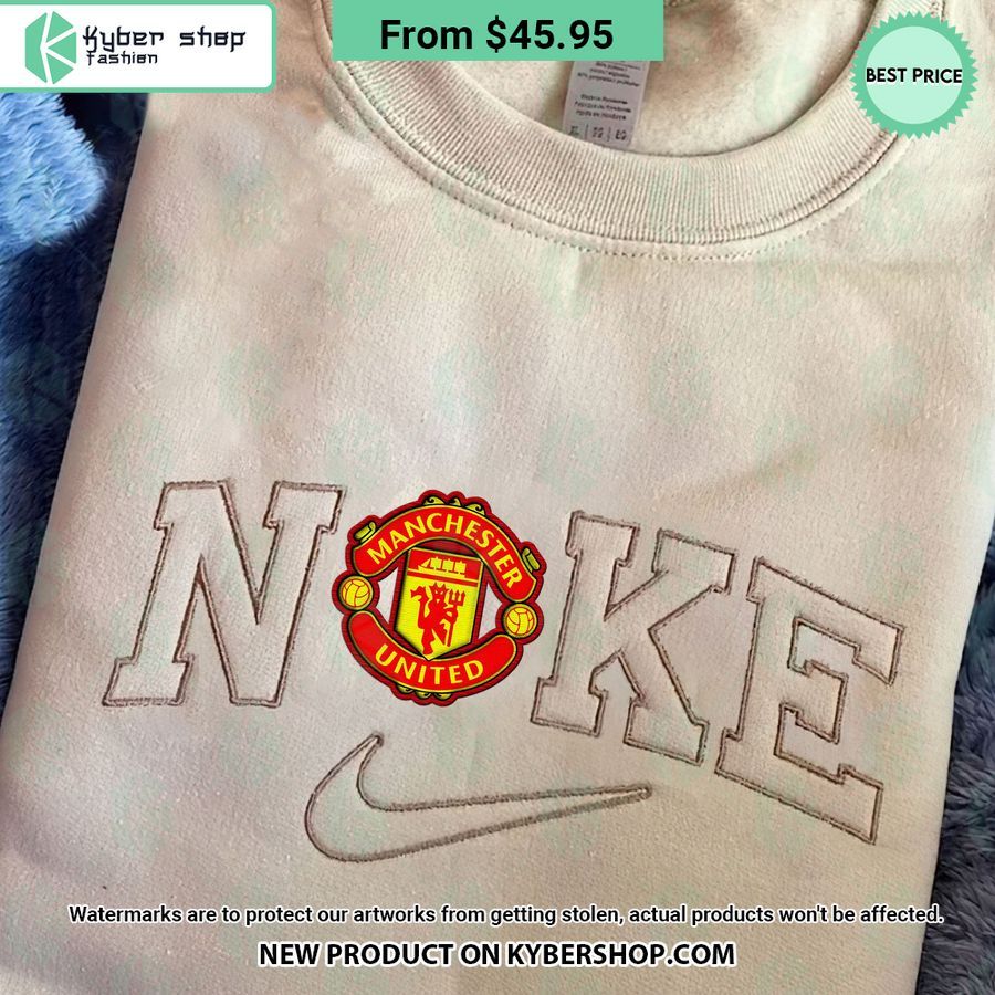 Manchester United Nike Embroidered Shirt Sizzling
