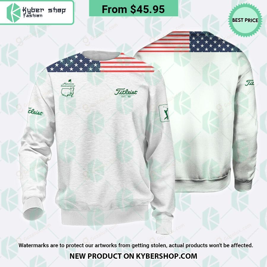 Masters Tournament US Flag Titleist Polo Shirt 6 Masters Tournament US Flag Titleist Polo Shirt Studious look