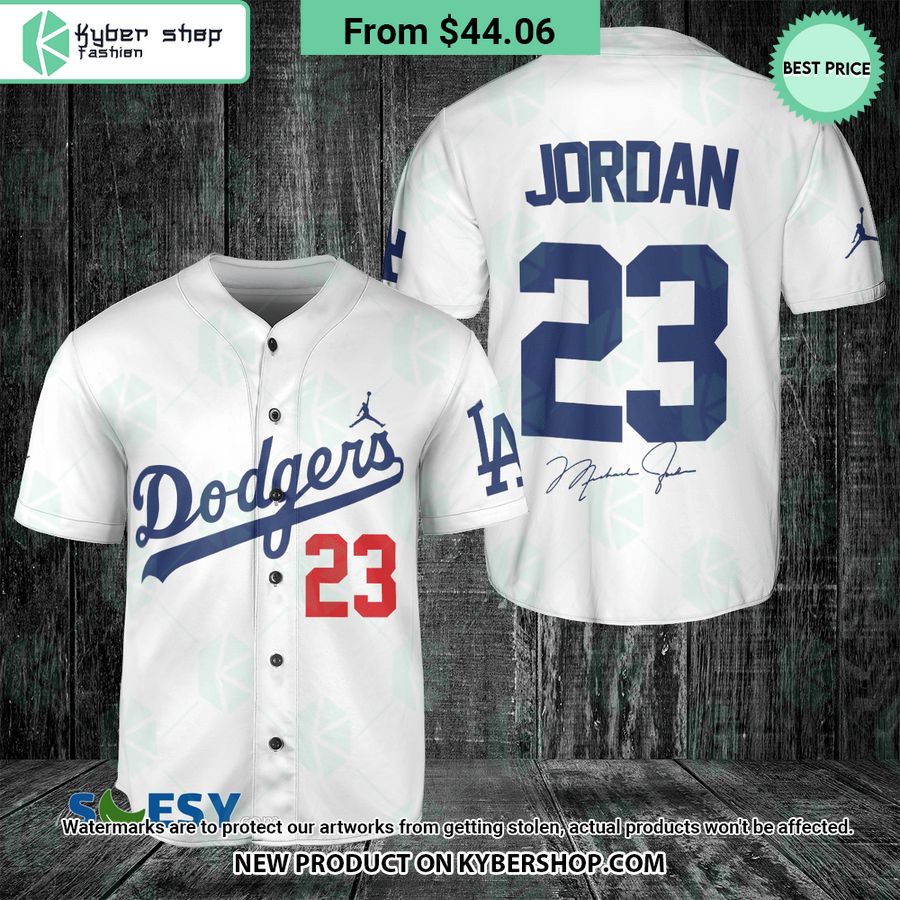michael jordan los angeles dodgers baseball jersey 1 432 jpg