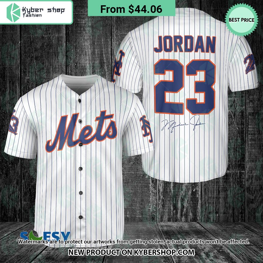 Michael Jordan New York Mets Baseball Jersey Rejuvenating Picture