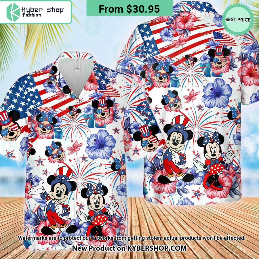 mickey minnie mouse fireworks july 4th hawaiian shirt 1 111 jpg