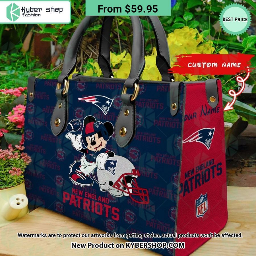 New England Patriots Mickey Leather Bag You look elegant man