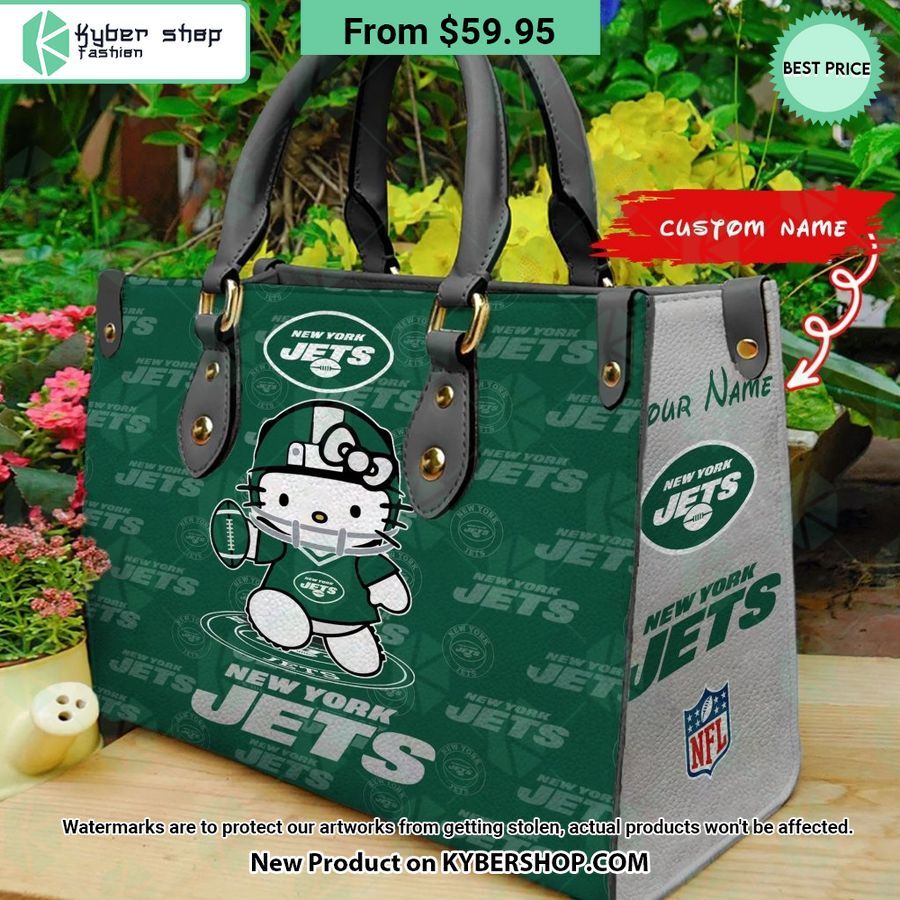 New York Jets Kitty Leather Bag Speechless