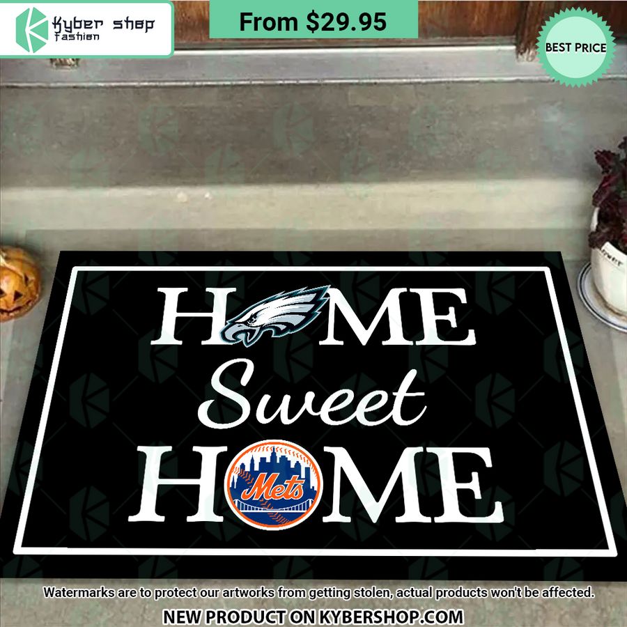 New York Mets Philadelphia Eagles Home Sweet Home Doormat 4 new york mets philadelphia eagles home sweet home doormat 4 859 jpg