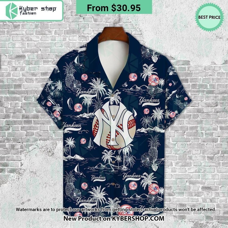 New York Yankees CUSTOM Hawaiian Shirt Hey! Your profile picture is awesome