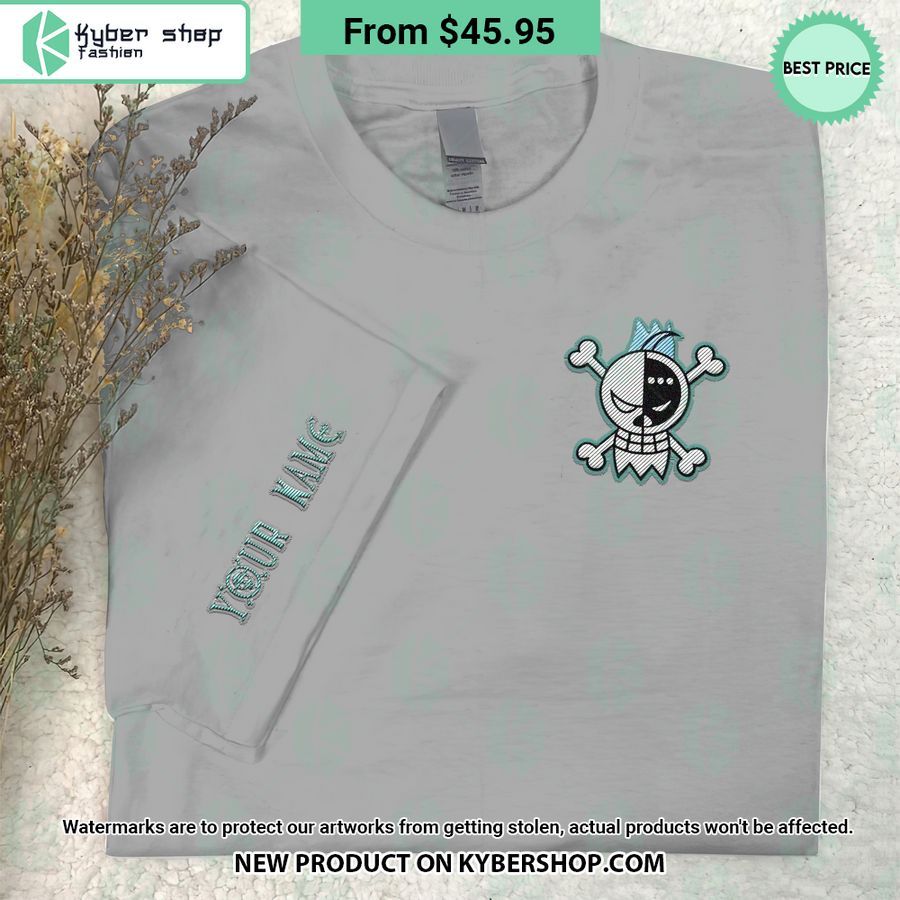 One Piece Franky Skull Embroidered Shirt 3 One Piece Franky Skull Embroidered Shirt Hey! You look amazing dear