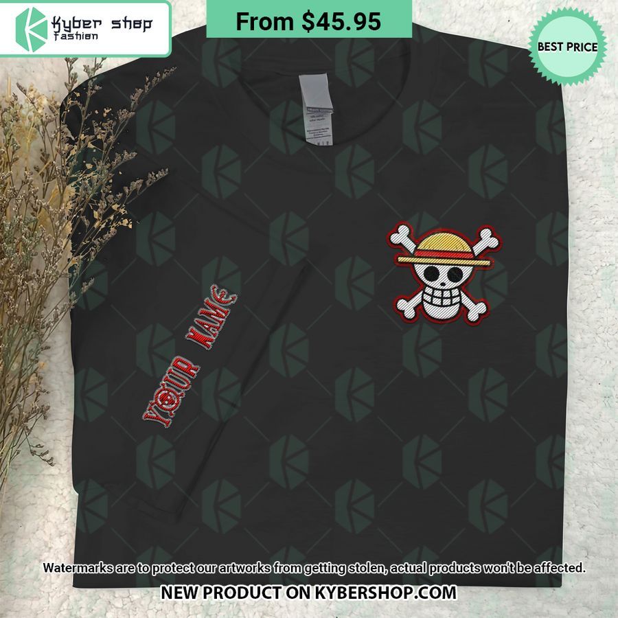 One Piece Luffy Skull Embroidered Shirt 5 one piece luffy skull embroidered shirt 5 271 jpg