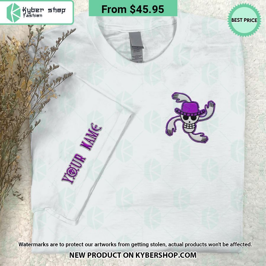 One Piece Nico Robin Skull Embroidered Shirt 6 One Piece Nico Robin Skull Embroidered Shirt Ah! It is marvellous