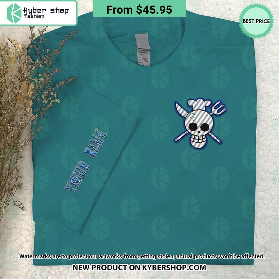 One Piece Sanji Skull Embroidered Shirt 3 One Piece Sanji Skull Embroidered Shirt You look fresh in nature