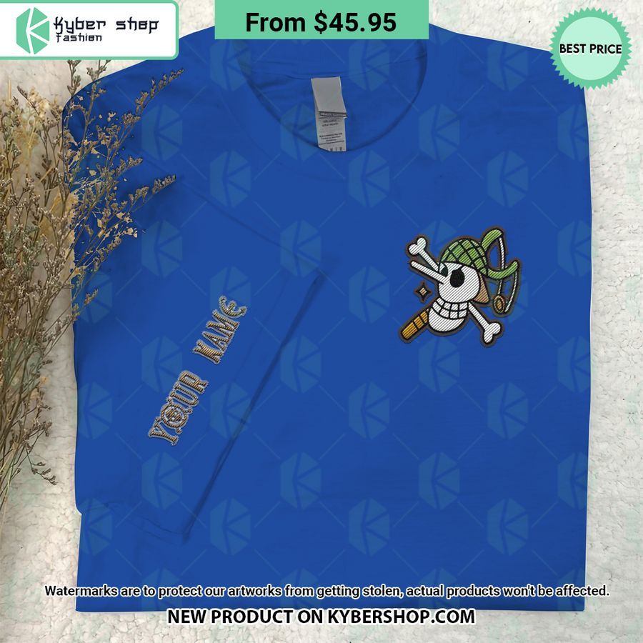 One Piece Usopp Skull Embroidered Shirt 3 One Piece Usopp Skull Embroidered Shirt My favourite picture of yours