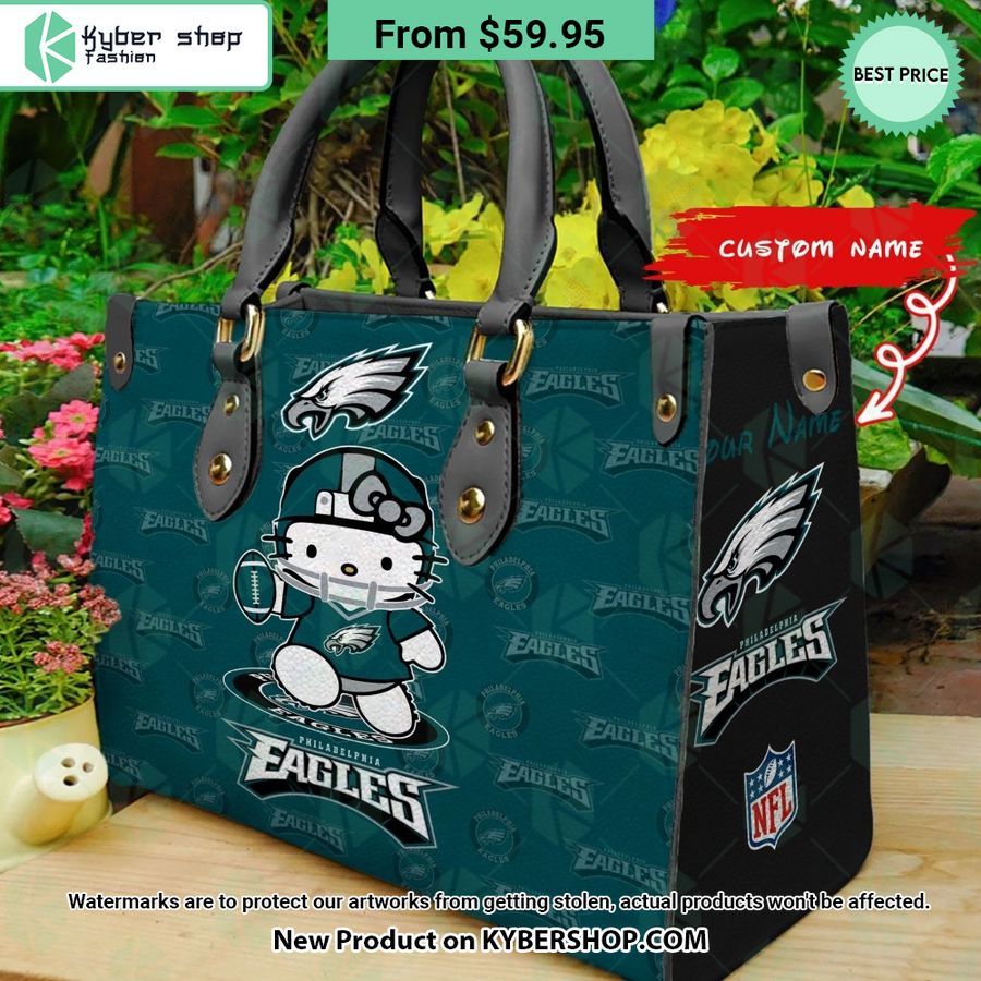 Philadelphia Eagles Kitty Leather Bag Elegant and sober Pic