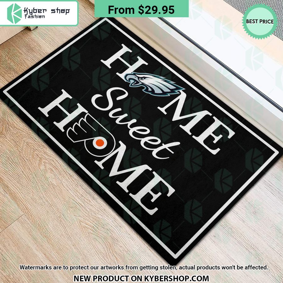 Philadelphia Flyers Philadelphia Eagles Home Sweet Home Doormat 3 philadelphia flyers philadelphia eagles home sweet home doormat 3 784 jpg