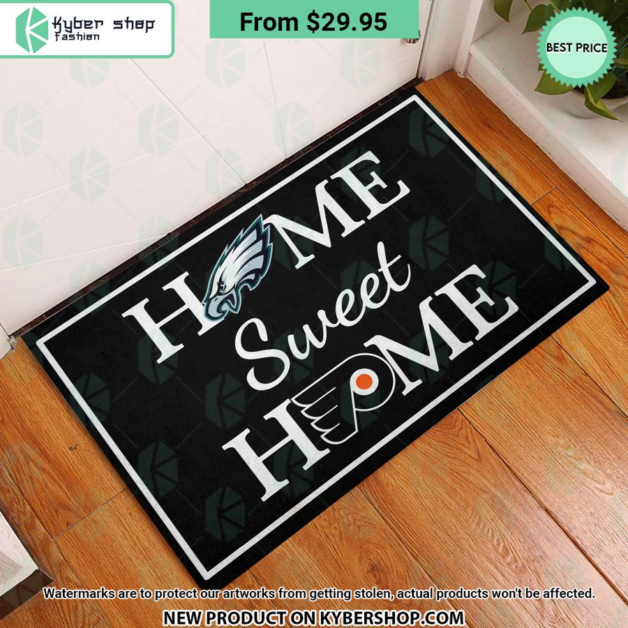 Philadelphia Flyers Philadelphia Eagles Home Sweet Home Doormat 4 philadelphia flyers philadelphia eagles home sweet home doormat 4 32 jpg