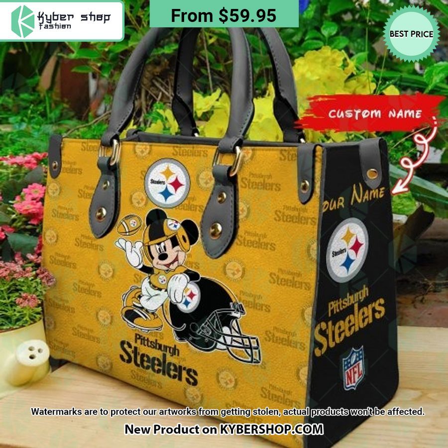 Pittsburgh Steelers Mickey Leather Bag Good click