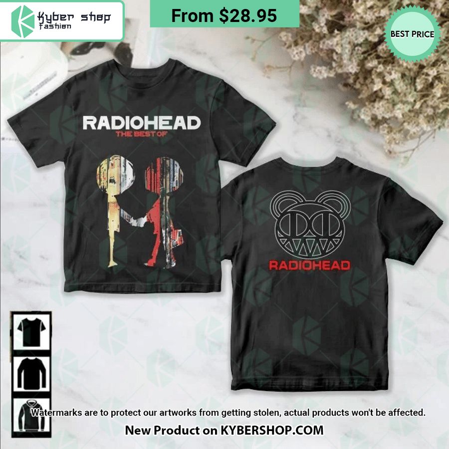 Radiohead The Best Of Album Cover Shirt You look lazy