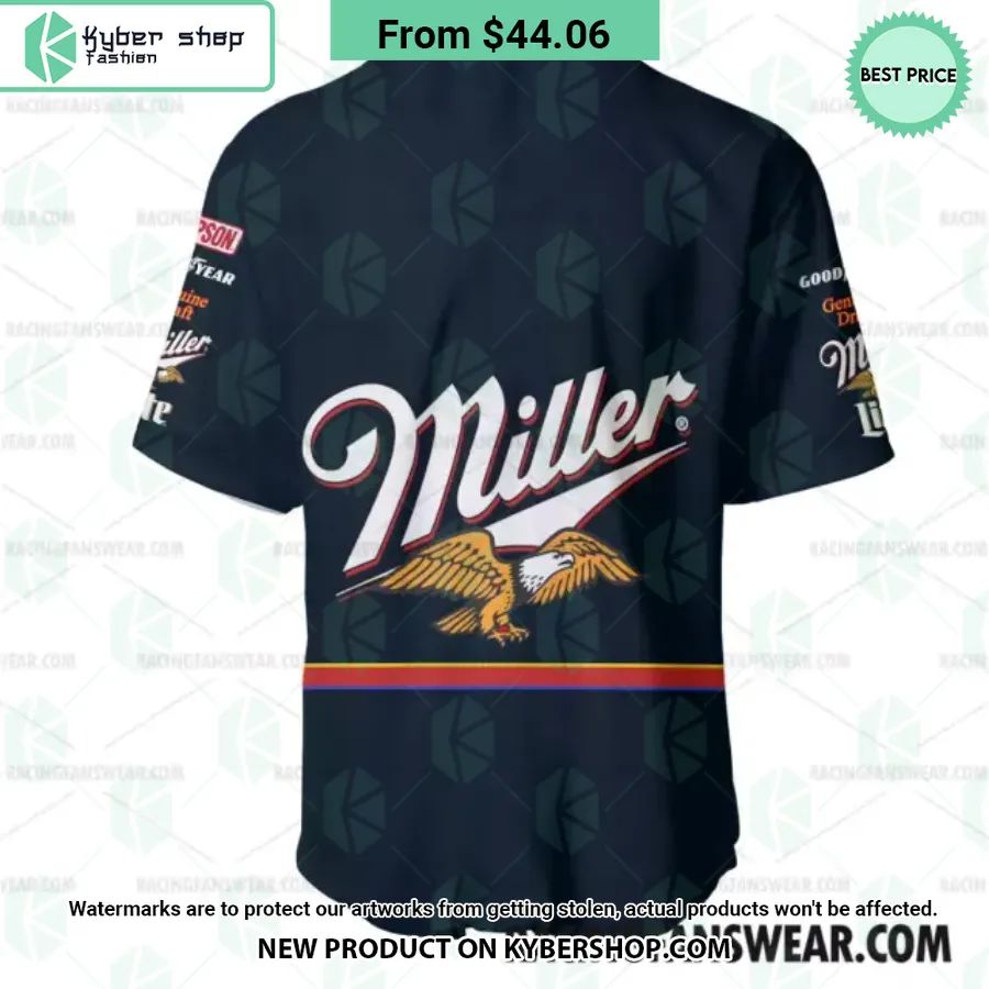 Rusty Wallace Nascar 1996 Miller Film Racing Baseball Jersey 3 rusty wallace nascar 1996 miller film racing baseball jersey 3 122 jpg