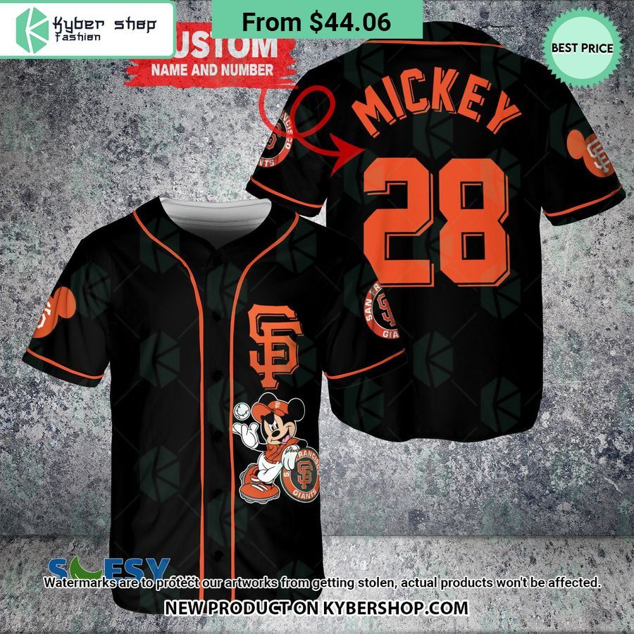 San Francisco Giants Mickey Mouse Baseball Jersey Wow! This is gracious