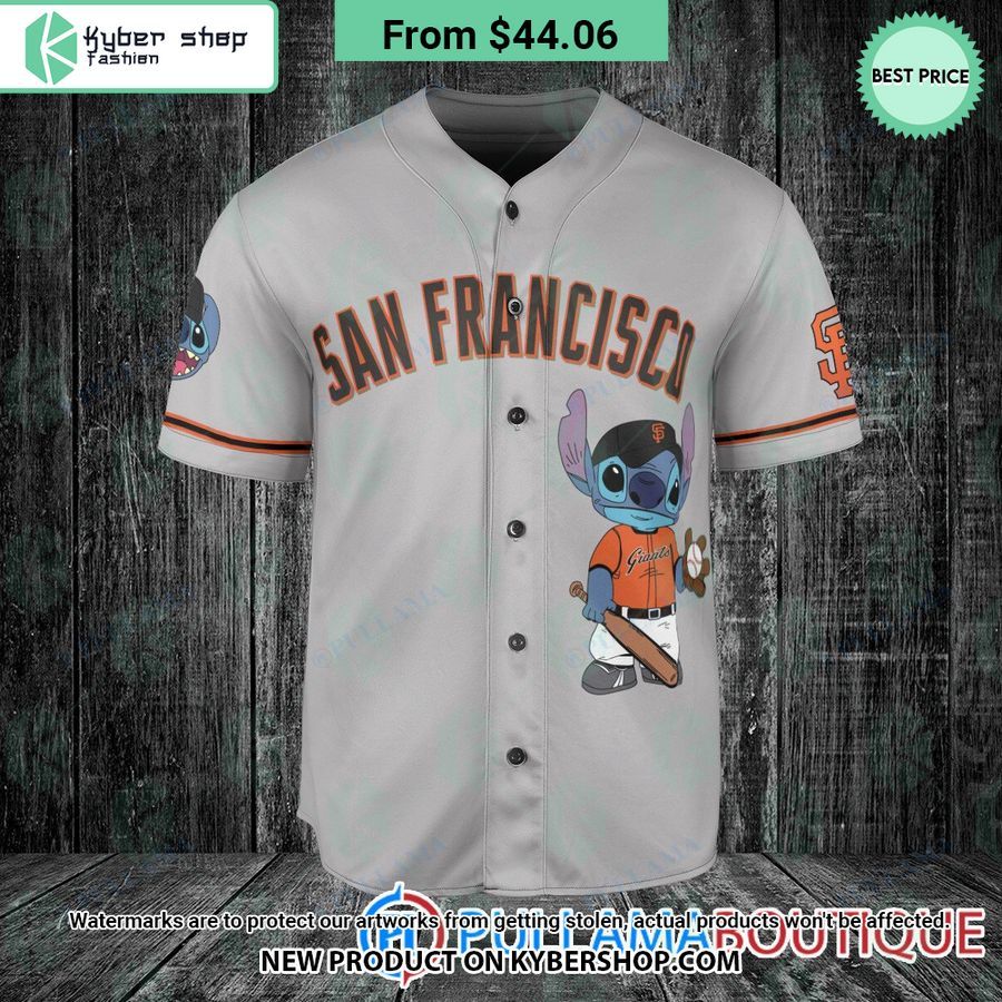 San Francisco Giants Stitch Gray Baseball Jersey Super sober