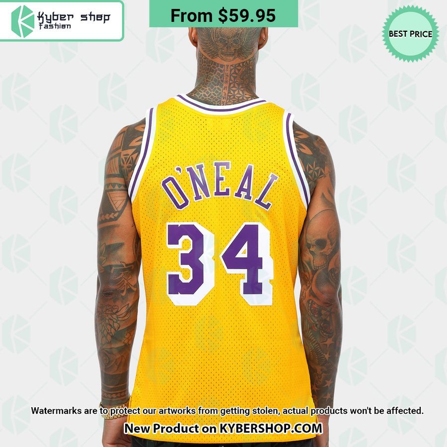 shaquille o neal 34 los angeles lakers basketball jersey 2 577 jpg