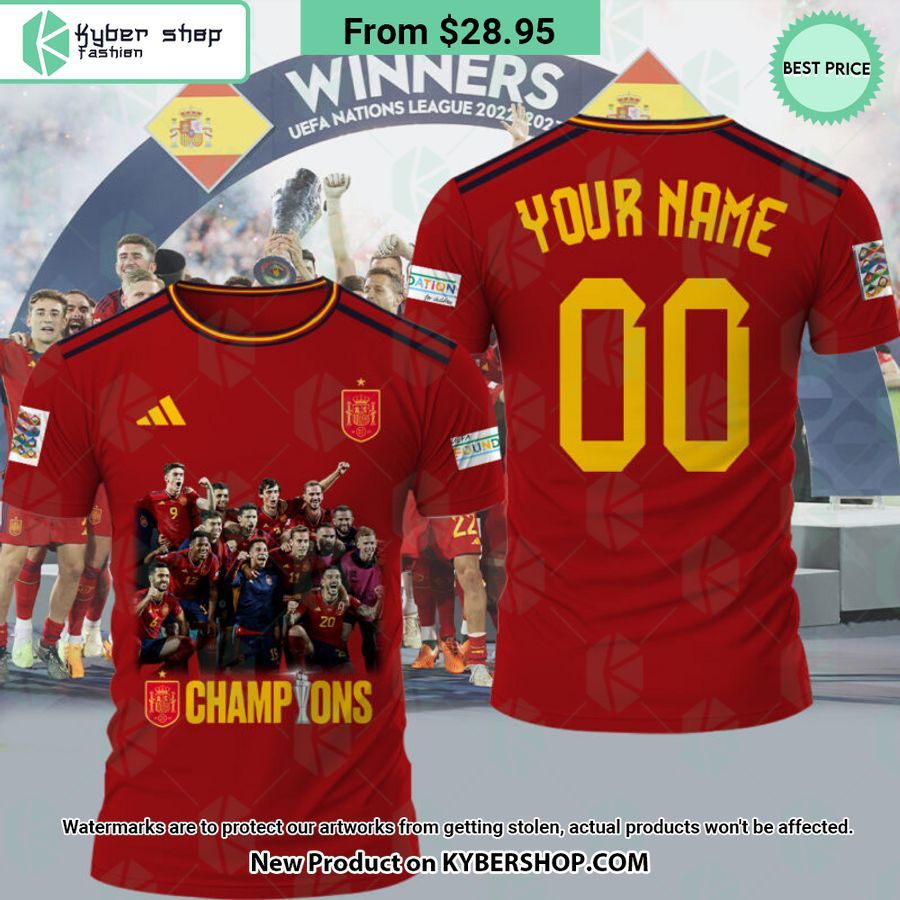 Spain National Football Team UEFA Nations League Shirt You are always amazing