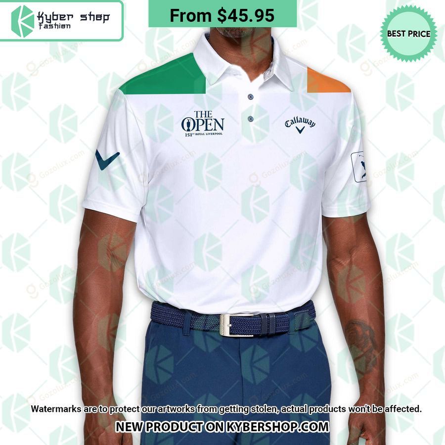 The Open Ireland Flag Polo Shirt Handsome as usual