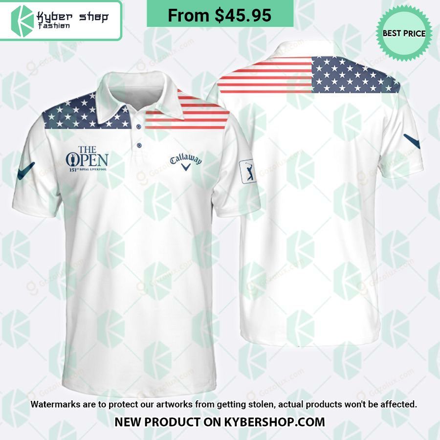 The Open US Flag Polo Shirt Nice place and nice picture
