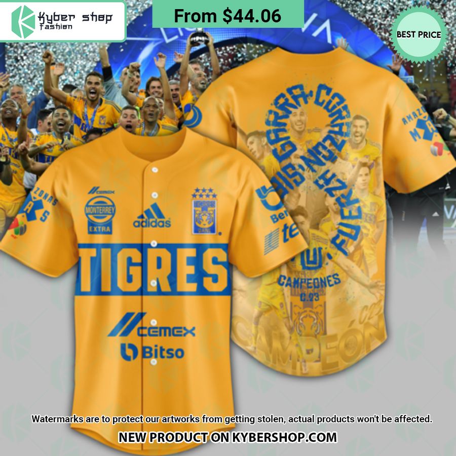 Tigres UANL Campeon Liga MX 2023 Baseball Jersey It is more than cute