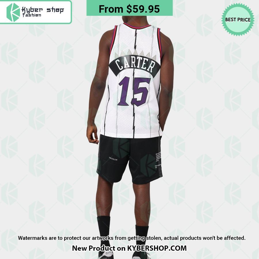 Toronto Raptors Vince Carter 15 White Basketball Jersey 3 toronto raptors vince carter 15 white basketball jersey 3 720 jpg