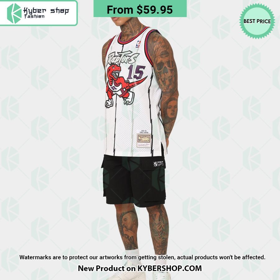 Toronto Raptors Vince Carter 15 White Basketball Jersey 4 toronto raptors vince carter 15 white basketball jersey 4 92 jpg