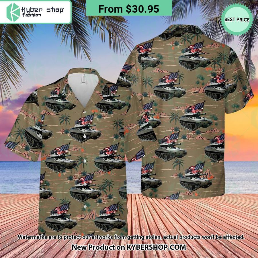 US Army M551 Sheridan Tank 4th Of July Hawaiian Shirt Best picture ever