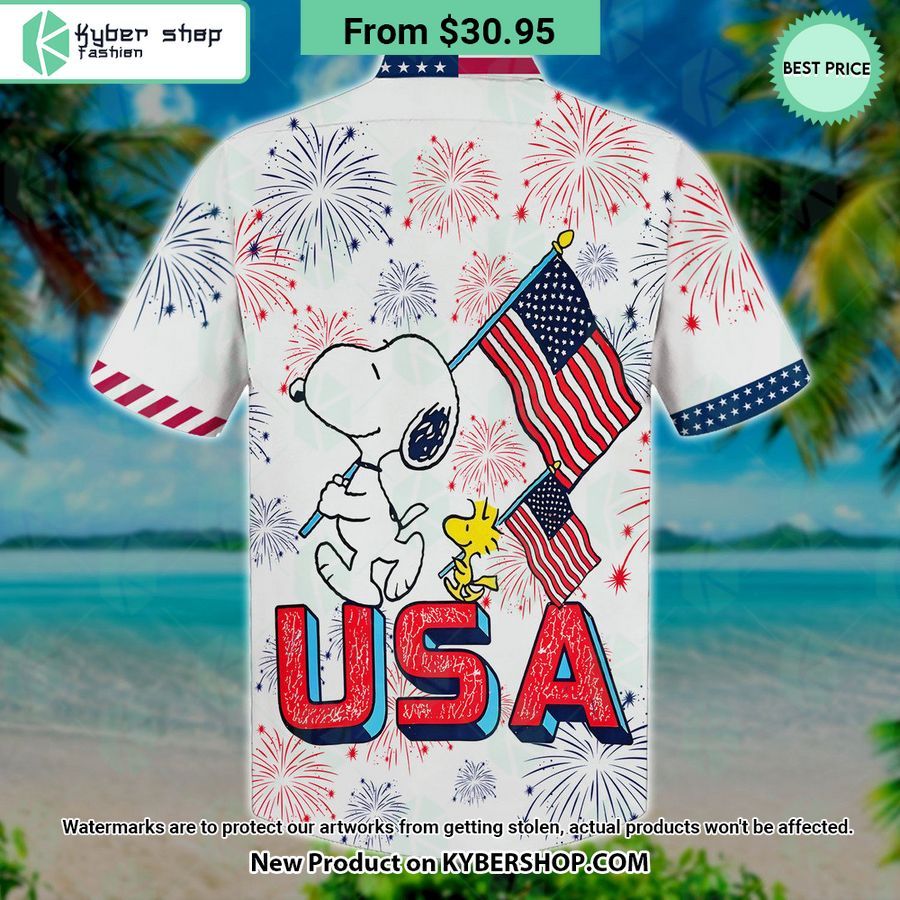 USA Independence Day Snoopy Woodstock Hawaiian Shirt You look too weak
