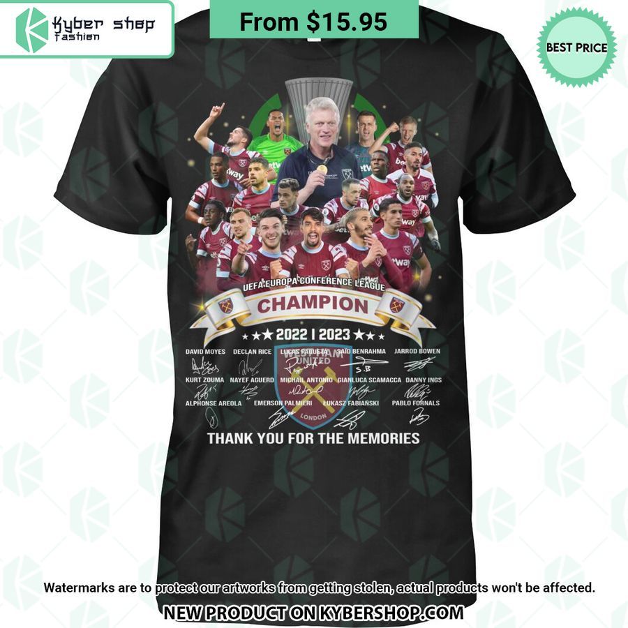 West Ham United Uefa Europa Conference League Champion T Shirt 1 556 Jpg