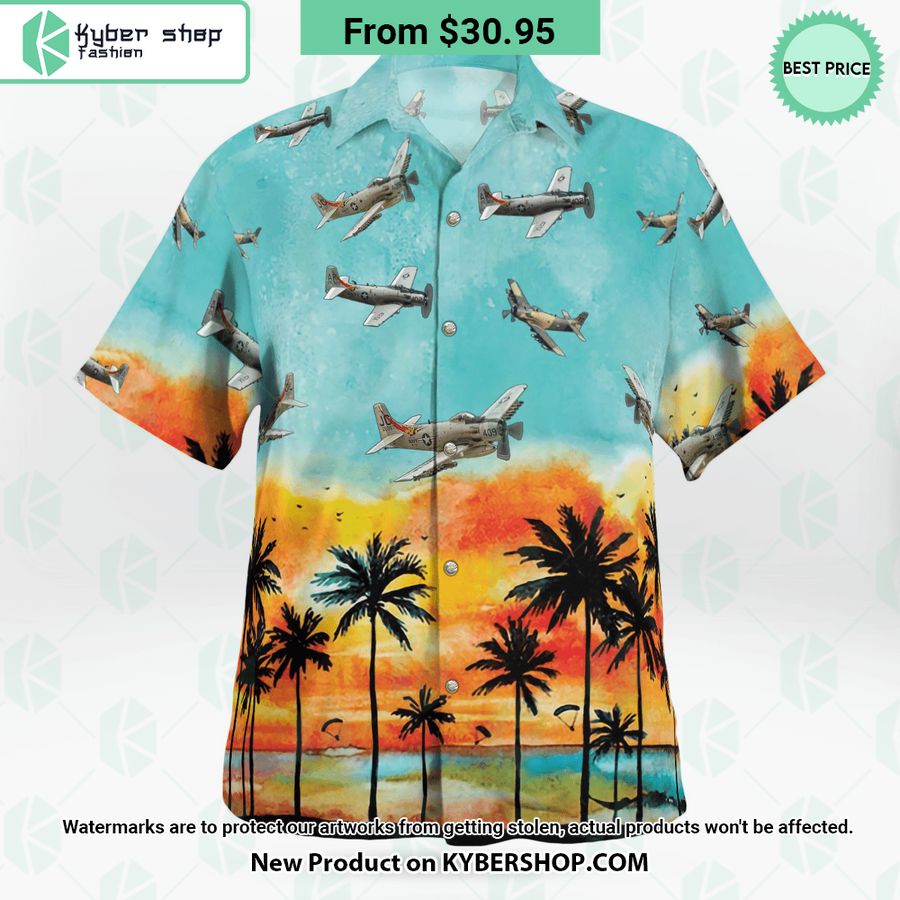 A 1 Skyraider Hawaiian Shirt 3 568 Jpg