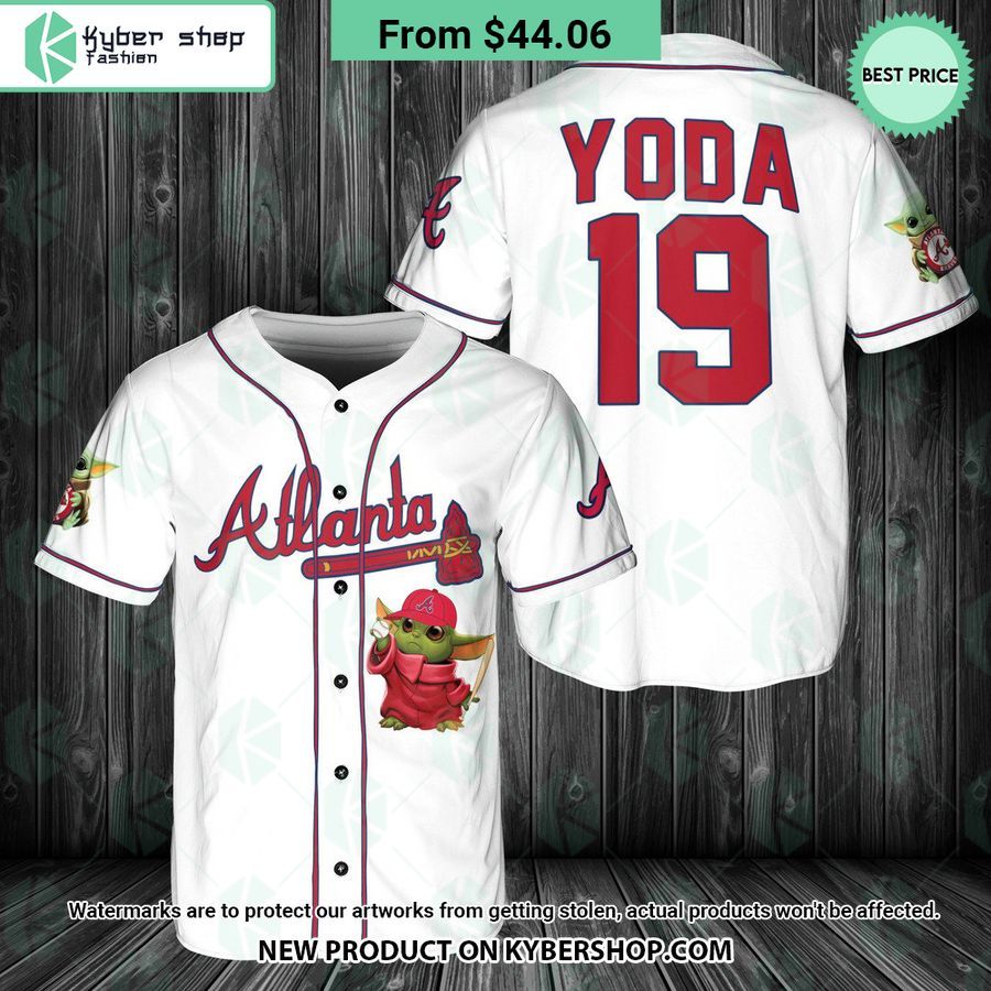 Atlanta Braves Baby Yoda Baseball Jersey Wow! What a picture you click