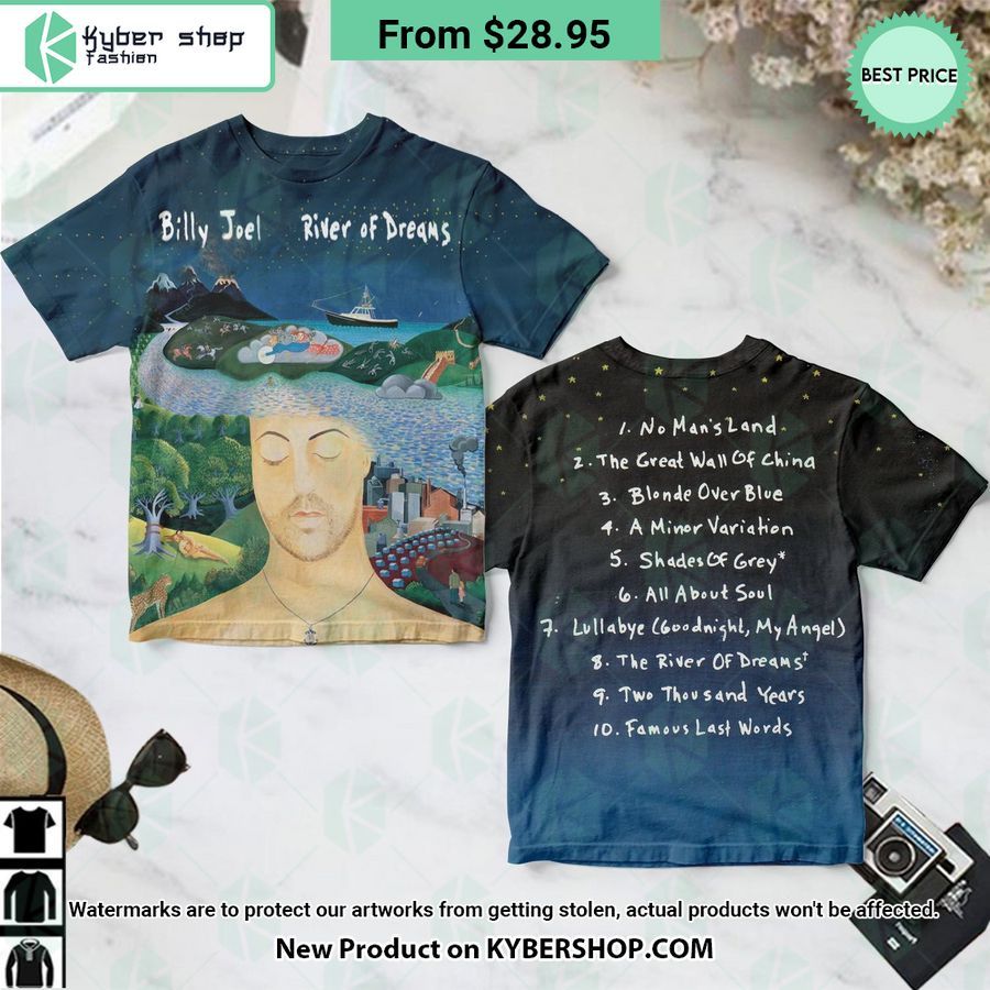 Billy Joel River Of Dream Album Shirt Nice place and nice picture