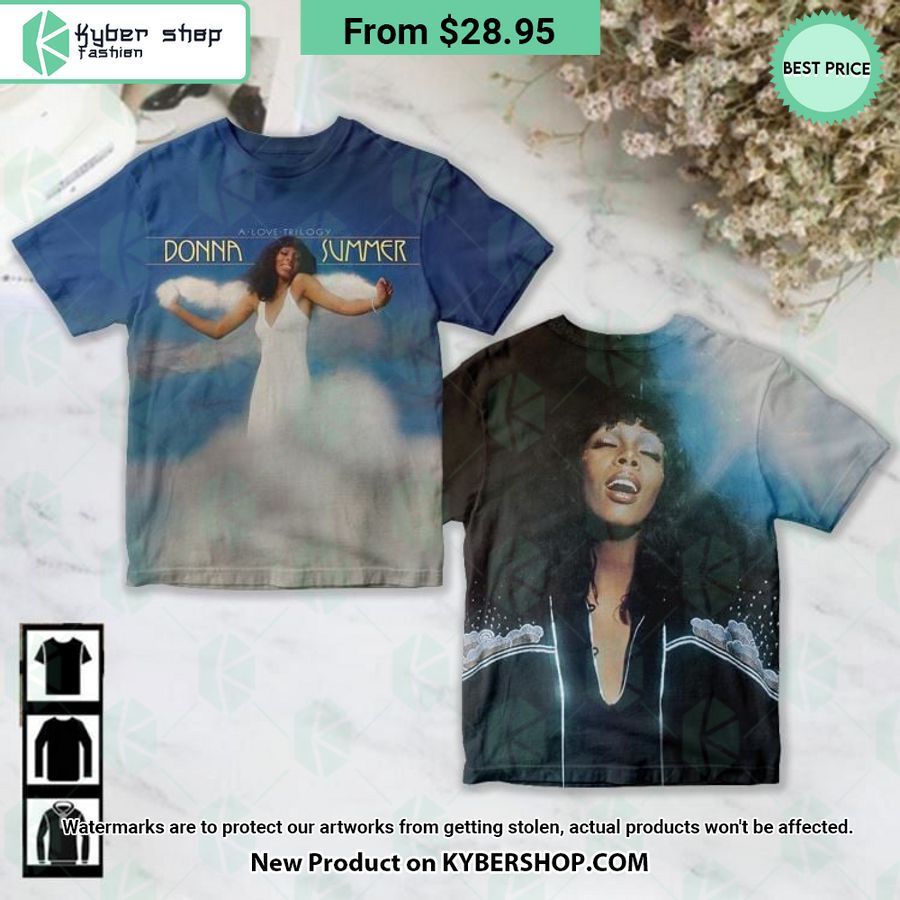 Donna Summer A Love Trilogy Album Shirt I am in love with your dress