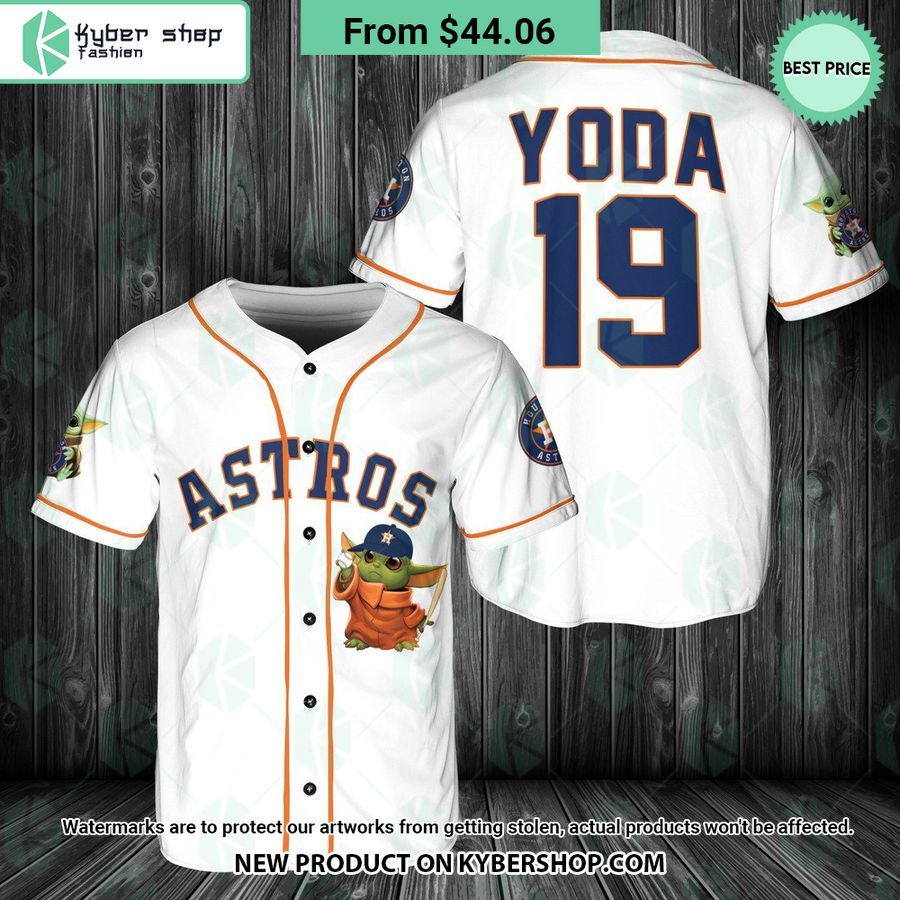 Houston Astros Baby Yoda Baseball Jersey Awesome Pic guys