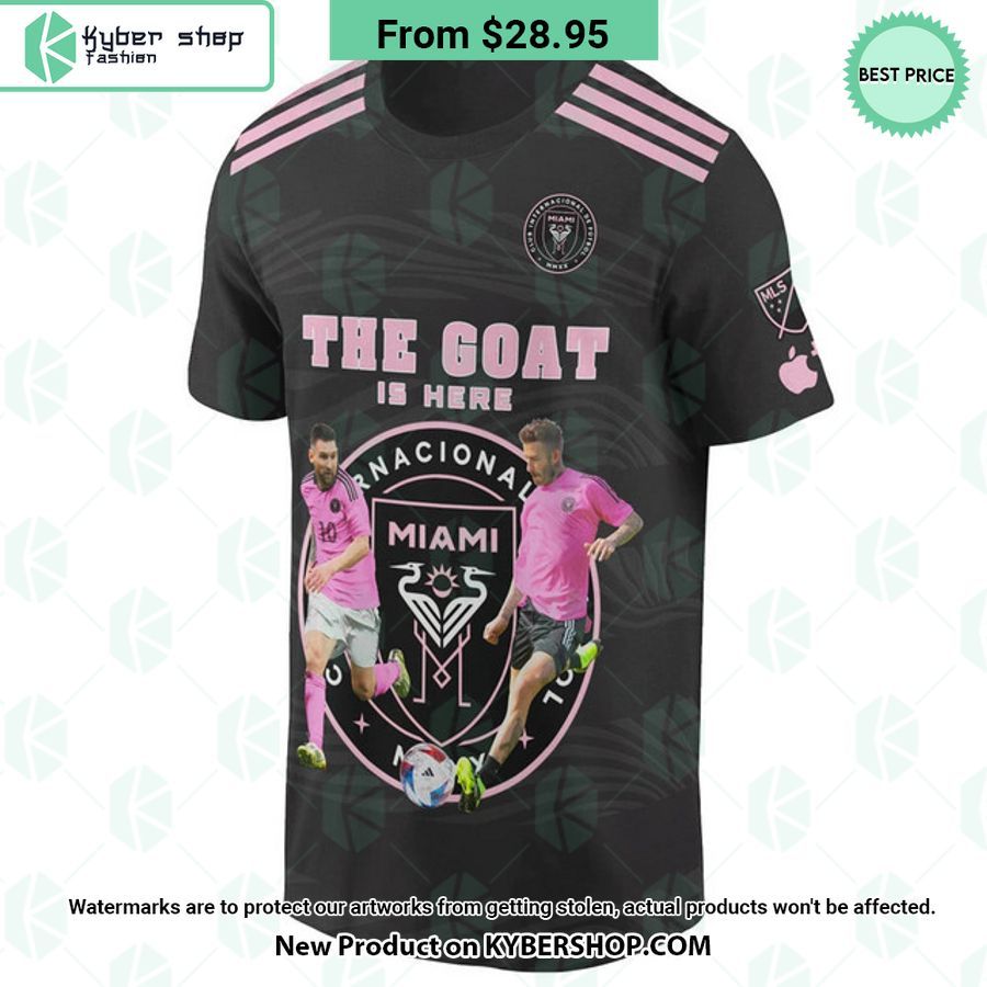 Inter Miami Messi The GOAT is Here T Shirt Beautiful Mom, beautiful daughter