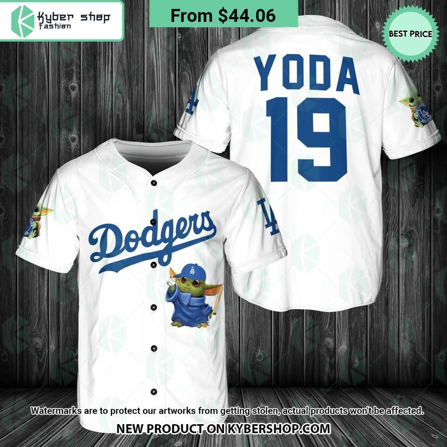 Los Angeles Dodgers Baby Yoda Baseball Jersey Our hard working soul
