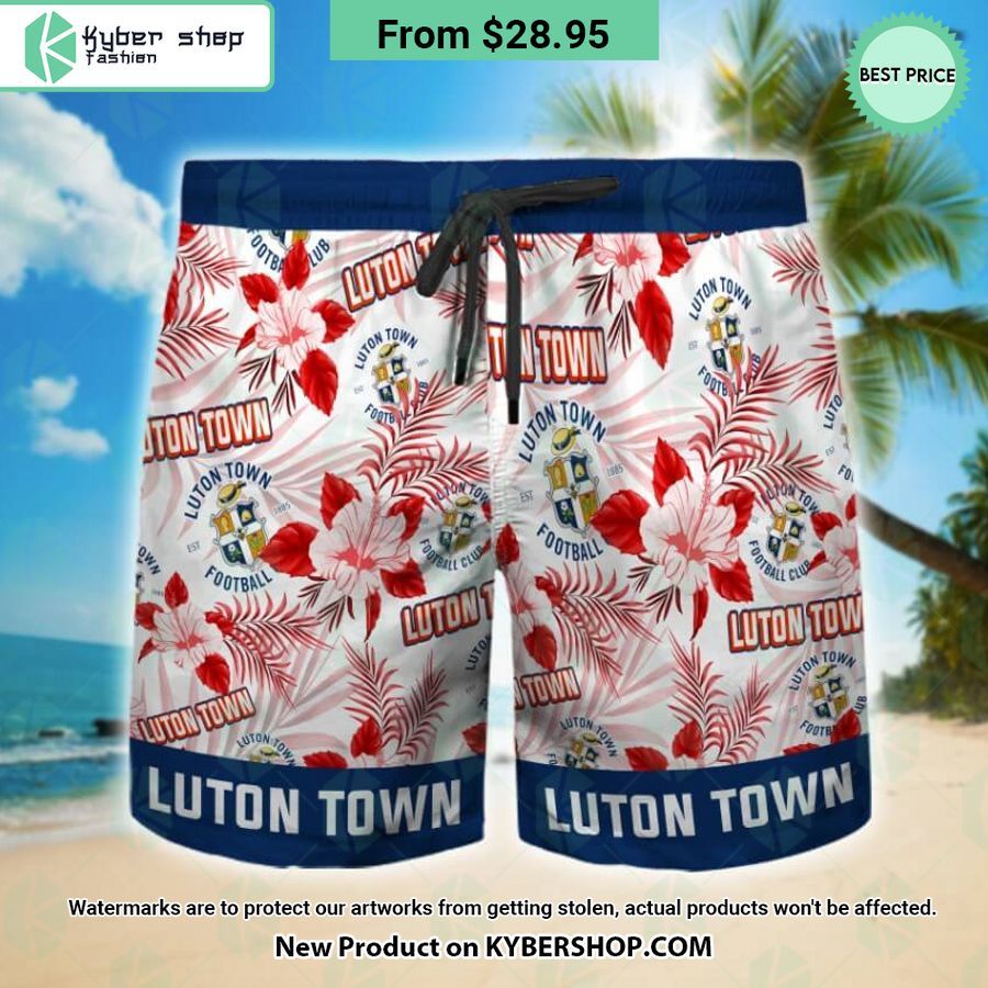 Luton Town FC Floral Hawaiian Shirt and Shorts Is this your new friend?