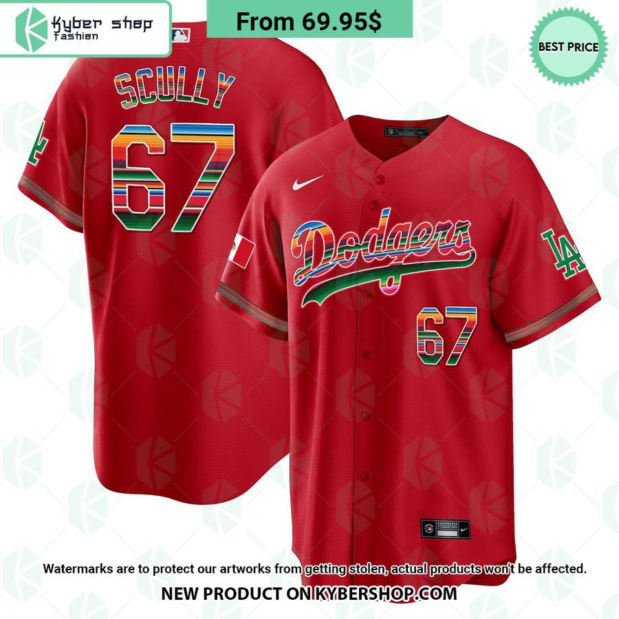 Men's Los Angeles Dodgers Mexico Cool Base Red Jersey 5 Men's Los Angeles Dodgers Mexico Cool Base Red Jersey Cool look bro