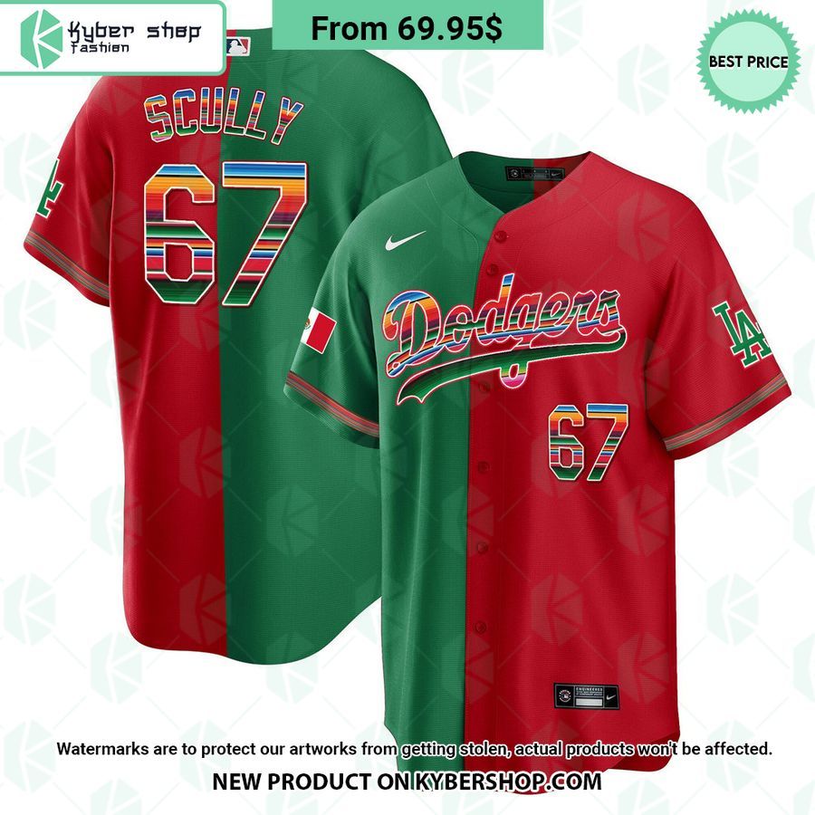 Men's Los Angeles Dodgers Mexico Cool Base Split Jersey 5 Men's Los Angeles Dodgers Mexico Cool Base Split Jersey Looking so nice