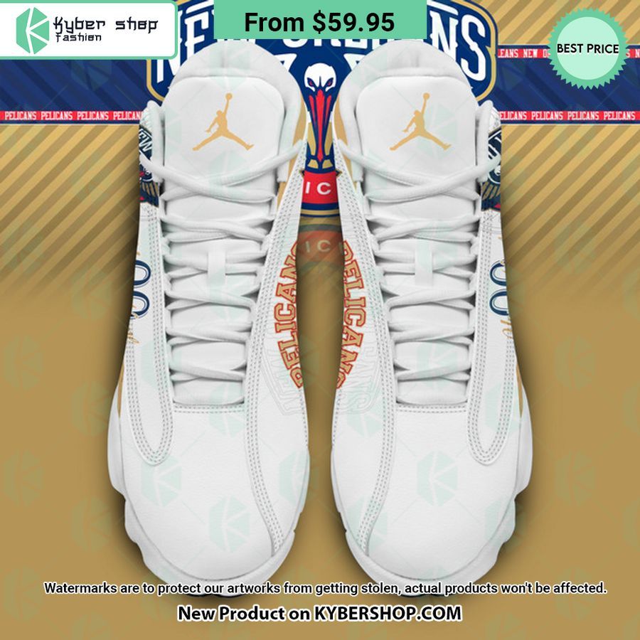 New Orleans Pelicans CUSTOM Air Jordan 13 Shoes 3 New Orleans Pelicans CUSTOM Air Jordan 13 Shoes word3