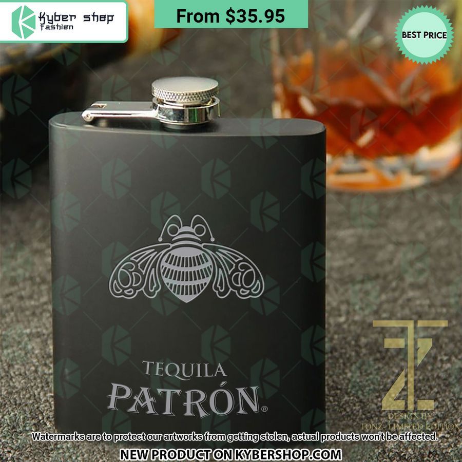 Patron Tequila Hip Flask Is this your new friend?